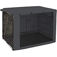 Geyecete Funda para jaula de perro de 63 a 124 cm- funda de jaula de perro de alambre ligero- 100% poliéster…